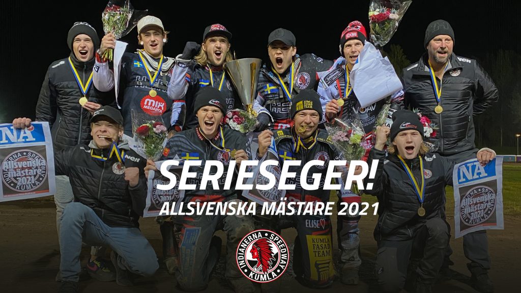 Indianerna Allsvenska mästare 2021!